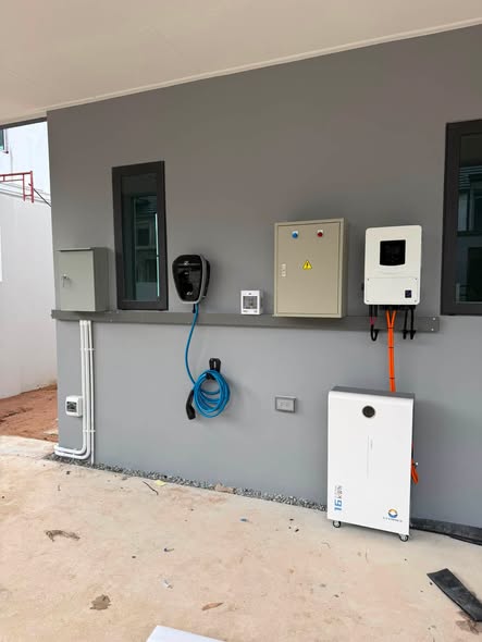 Hybrid 6 kW บ้านโครงการ Blue Mountain — โครงการ Blue Mountain จันทบุรี