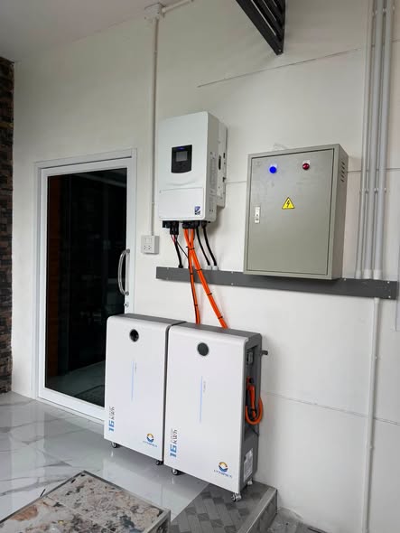 Hybrid 8 kW พร้อมวงจรชาร์จ EV — เสม็ดงาม จันทบุรี