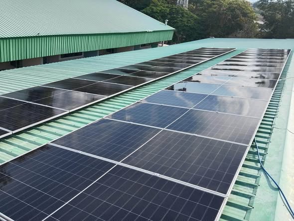 ล้างแผงระบบ 20 kW โรงพยาบาลสอยดาว — สอยดาว จันทบุรี